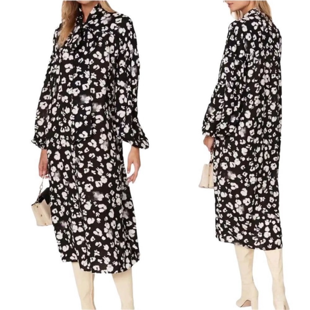 Ted Baker Wilmy Longline Pussy Bow Dress